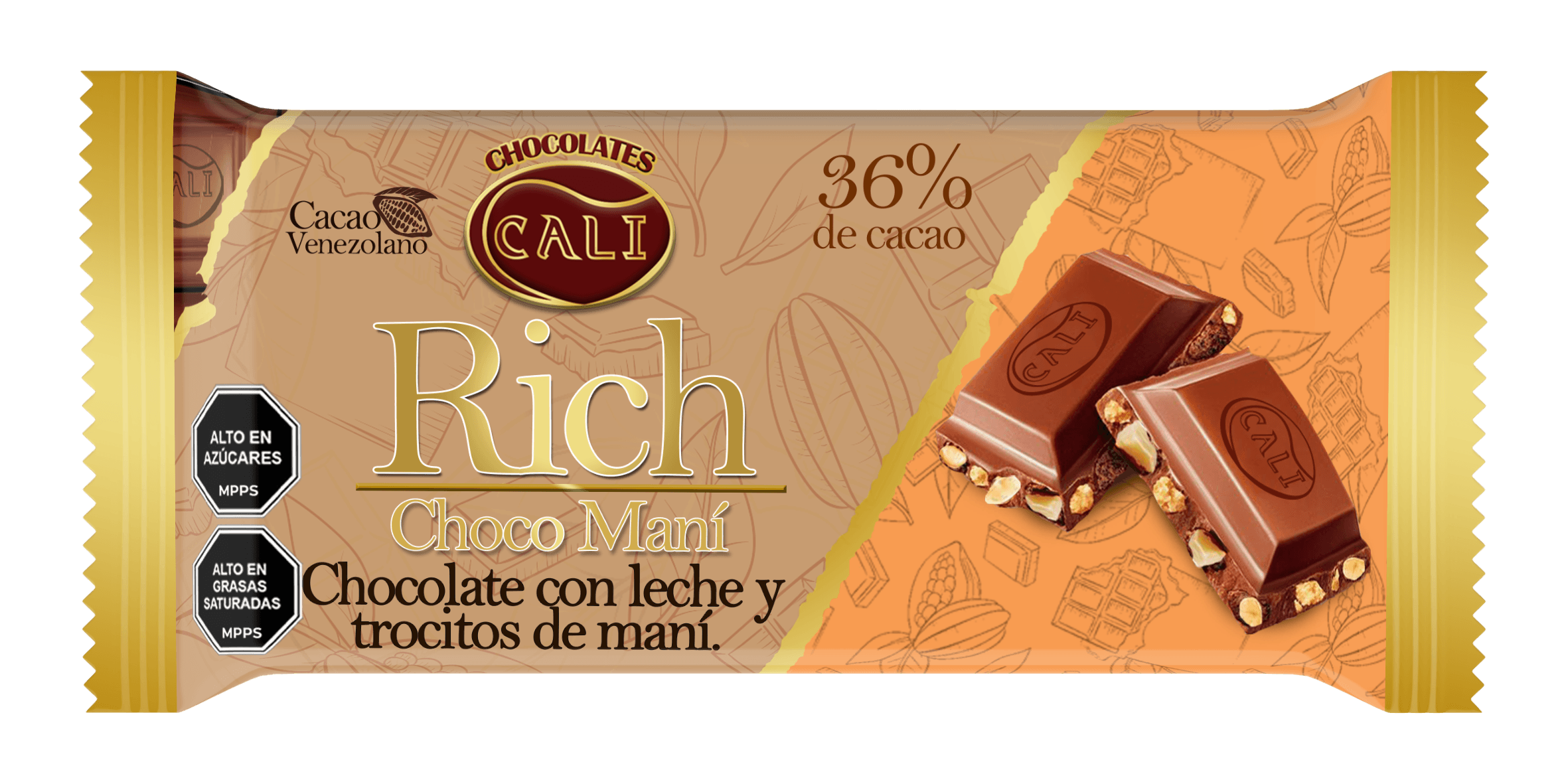 Chocolate Maní 40g Cali